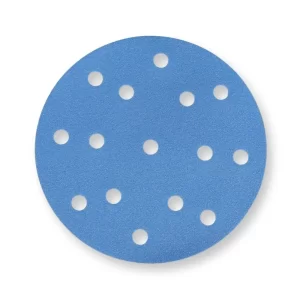 Disco abrasivo velcro film Ks Blue 15 aspiraciones