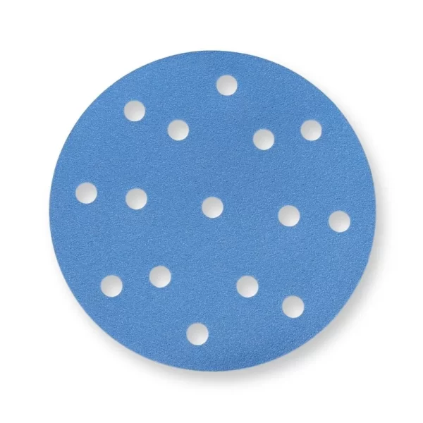 Disco abrasivo velcro film Ks Blue 15 aspiraciones