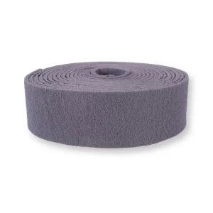 Rollo de lija fibra no tejida gris